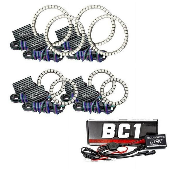 Oracle Light 5835335 Vector Fits Jeep Wrangler JK Grill ColorSHIFT Halo Kit