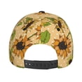 thumbnail image 4 of Xecao Sunflowers for Baseball Cap: Unisex, crafted from classic polyester twill fabric, featuring a soft unconstructed design, 4 of 5