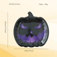 thumbnail image 3 of Classic Kitchen Accessories, Halloween Dinnerware Set Orange Black Pumpkin Themed Paper Plates Cups Napkins Halloween Disposable Tableware for Themed Birthday, 3 of 4