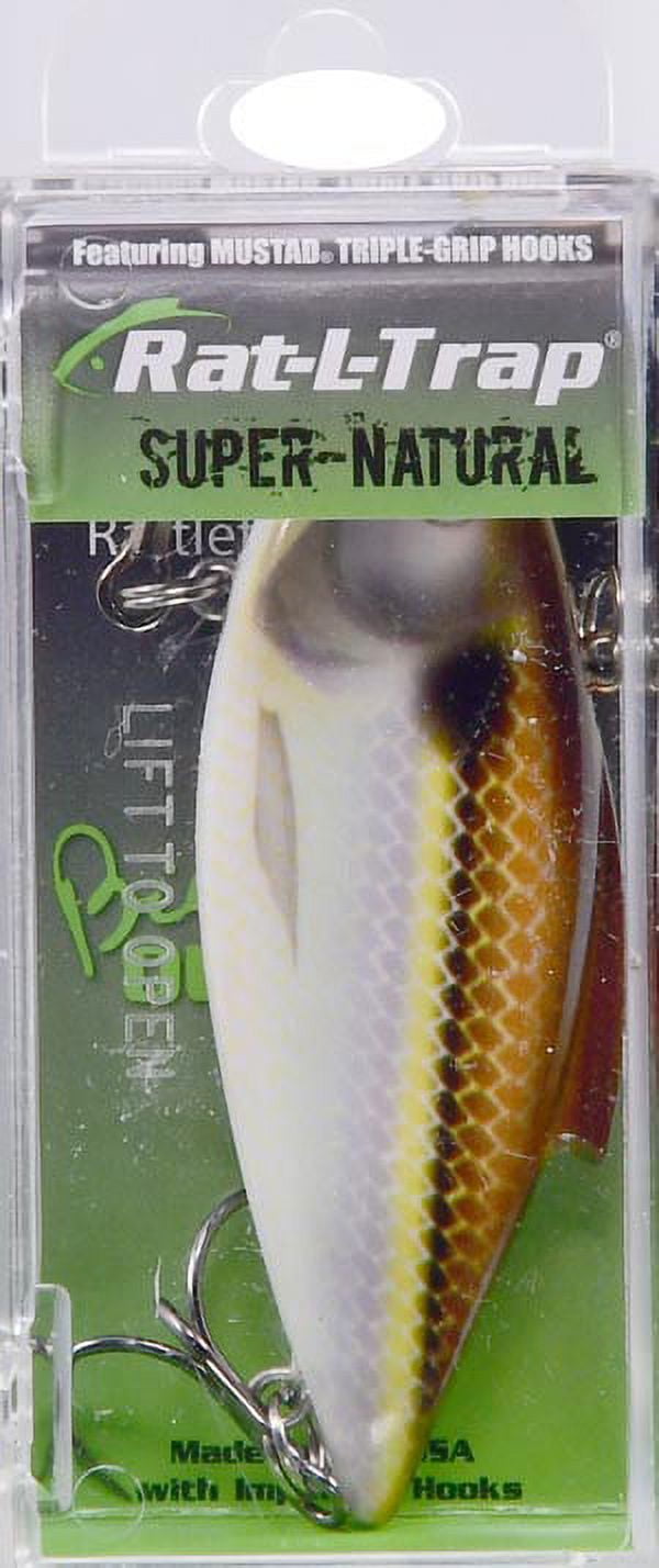 (2 pack) Rat-L-Trap 3.5" Lipless Crankbait, Shad, 3/4 oz.