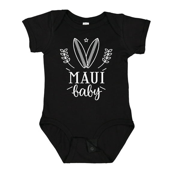 Inktastic Maui Hawaii Baby Surfing Boys or Girls Baby Bodysuit