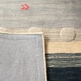 thumbnail image 4 of Safavieh Himalaya Roswell Striped Wool Area Rug, Cream/Blue, 5' x 8', 4 of 8