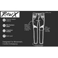thumbnail image 3 of RAW X Men's Standard Fit Biker Jean, Comfy Flex Stretch Moto Wash Rip Distressed Denim Jeans Pants Big & Tall, 3 of 5