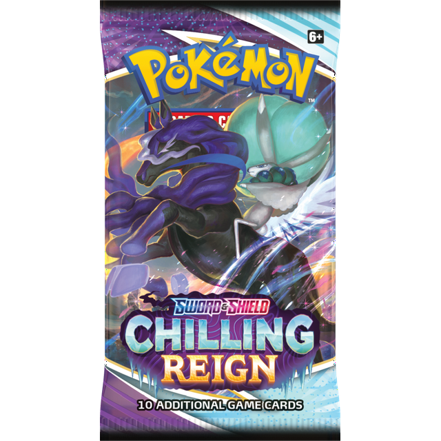 Pokemon Trading Card Game: Sword & Shield (SWSH6) Chilling Reign Booster Pack 10 cards per pack