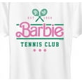 thumbnail image 3 of Barbie - Barbie Tennis Club - Women'S Short Sleeve Graphic T-Shirt, 3 of 5