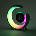 thumbnail image 4 of Family Children's Room Round Bedside Night Light Wireless Bedside Lamp Atmosphere LED Lamp with Bluetooth Speaker & Alarm Clock Night Light Bedroom Night Lamp, 4 of 18