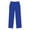 Blue, variant on Girls Solid Stretch Casual Pants with Elastic Waist Full Length Play Pants for Kids Army Green 11 Years-12 Years