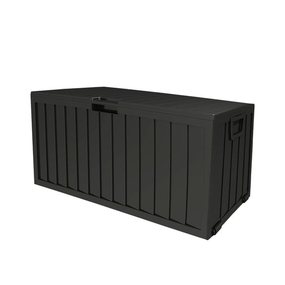 75-Gallon Large Deck Box,Wall Mount Storage Organizer, Tool Holder with Bins for Nuts, Bolts and Hardware Parts, Pegboard System for Garage Workshop,