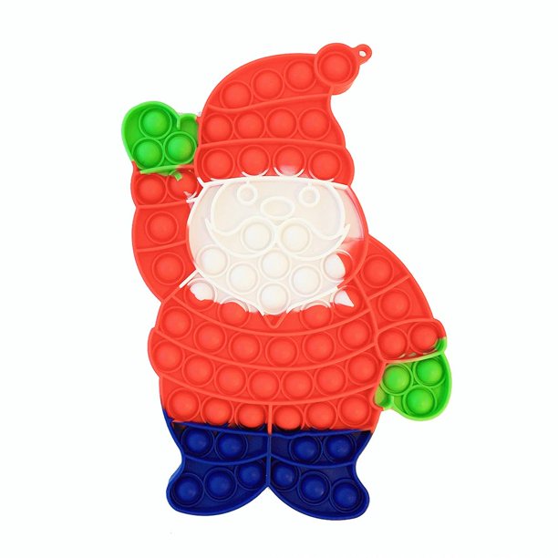De Burbujas De Empuje, Juguetes De Silicona Lavables, Juguete Antiestrés De Papá Noel Para Adultos, Niños, Familia Y Amigos Advancent HA044881-05