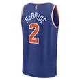 thumbnail image 3 of Men's Fanatics Miles McBride Blue New York Knicks Fast Break Replica Player Jersey - Icon Edition, 3 of 3