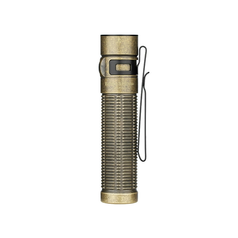 Baton 3 Pro Max ブラスストーンウォッシュ Olight Baton 3 Pro Max Brass Stonewash EDC Flashlight, Cool