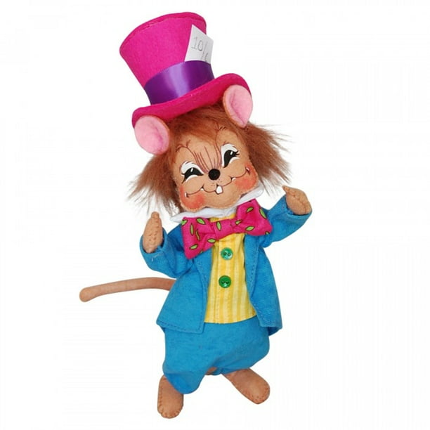 Annalee Mobility Doll Alice In Wonderland Mad Hatter Mouse 6 Walmart Com Walmart Com