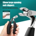 thumbnail image 2 of Soumake Nail Clippers for Thick Nails Heavy Duty Toenail Clippers with Collection Box Wide Wide Jaw Opening Fingernail Clipper for Seniors, 2 of 8