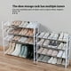 thumbnail image 4 of Cateissary Estante organizador de zapatos de 4 capas, estante de almacenamiento de zapatos apilable de múltiples capas para la puerta de la sala de Almacenamiento y organización del hogar No.01 Cateissary HA003466-01, 4 of 6