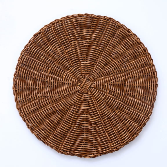 OUNONA Handmade Round Chair Cushion and Bench Pad, Breathable Woven Seat Pad with Comfortable Design for Indoor Outdoor Seating