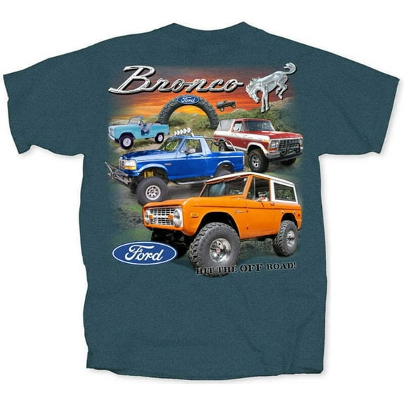 Ford Broncos Men's T Shirt (Joe Blow t's)Licensed