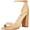 Beige Blush, variant on Women's Yaro Heels White Leather 7.5W
