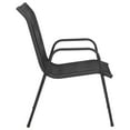 thumbnail image 4 of vidaXL Steel Outdoor Waterproof Patio Chairs, Black (Set of 2), 4 of 24