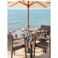 thumbnail image 2 of Outdoor Tablecloth with Umbrella Hole and Zipper, Grey Christmas Square Table Cloth 60x60 Inch Waterproof Tablecloth, Winter Gnomes Poinsettia Pine Tree Animals Picnic Table Cover for Patio Camping, 2 of 7