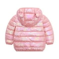 thumbnail image 4 of Winter Dazzle Coats for Kids Baby Boys Girls Light Puffer Padded Jacket Hoods Outerwear, 4 of 8