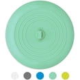 thumbnail image 1 of Tapón de bañera para drenaje, tapón de silicona para desagüe de ducha de 6 pulgadas, tapón de baño para cocina, baño, lavandería, color gris, 1 of 7