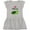 AC-Heather Grey, variant on Inktastic I Love Turtles Girls Toddler Dress