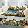 thumbnail image 3 of Custom Blanket, Personalized Throw Blanket, Customized Blankets with Photo Text Collage, for Family Friends Kids Birthday Wedding Christmas Personalized Gifts, 1 photo 80x120cm, 3 of 5