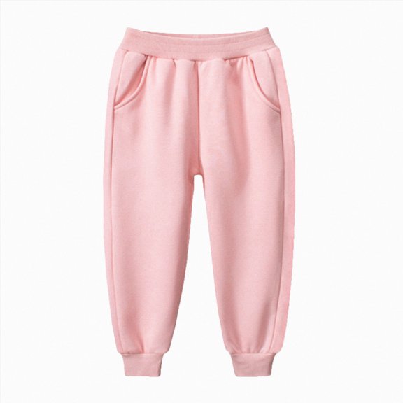 NLOMOCT Boys Athletic Pants Boys Sweatpants Boys Joggers Cotton Youth Active Soft Sweatpants Kids Pocket Drawstring Joggers Pants Pink,18-24 Months