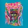 thumbnail image 2 of Dean Russo Cosmic Panda Animal Lover Men's Graphic T-Shirt, Light Turquoise, XX-Large, 2 of 6