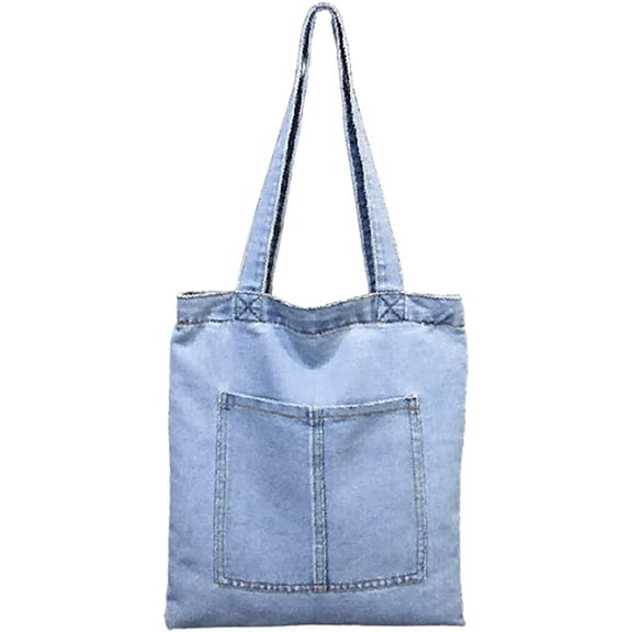 CoCopeaunt Women's Fashion Denim Shoulder Bag Large Hobo Retro Top Handle Bag Satchel
