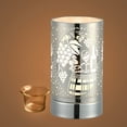 thumbnail image 3 of 7" Touch lamp/Oil burner/Wax warmer-Silver Wine Time by Peterson Housewares  Artwares, 3 of 5
