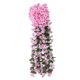 thumbnail image 1 of Flor artificial de plástico falso, planta colgante de vid, decoración de boda para el jardín del hogar (rosa), 1 of 8
