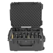 SKB Multi Hand Gun Case, 8 Gun Capacity, Custom Foam Interior, Waterproof, Black
