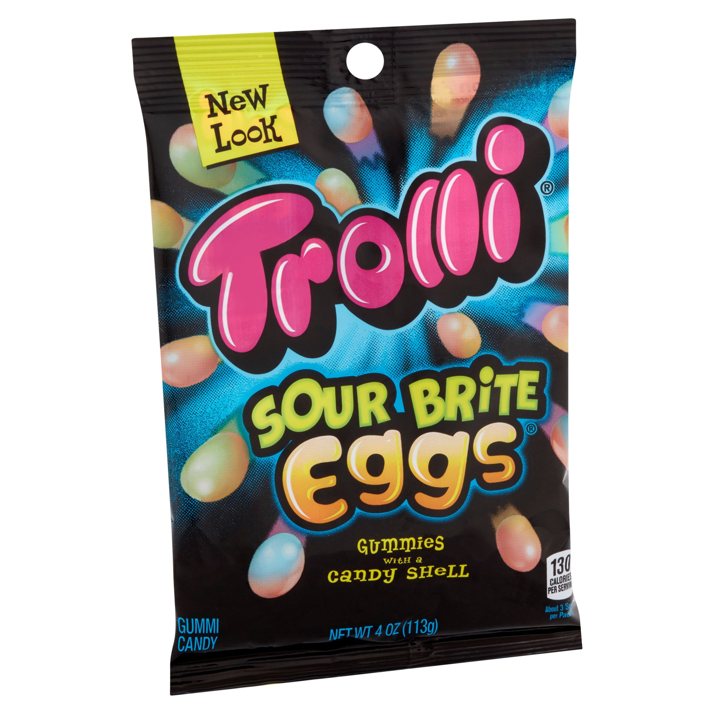 Trolli Sour Brite Eggs Gummi Candy 4 oz Bag