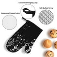 thumbnail image 3 of Fotbe Falling Musical for 4Pcs Oven Mitts and Pot Holders, 500℉ Heat Resistant Oven Mitts , Non-Slip Silicone Surface Safe for Baking, Cooking, BBQ, 3 of 6