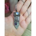 thumbnail image 2 of Natural Handmade Crystal Necklace Labradorite With Opal  Amethyst Reiki, 2 of 9