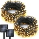thumbnail image 1 of Guirnalda de luces solares L LAMPOP, paquete de 2, 100 LED, 10 m, blanco cálido, 1 of 8