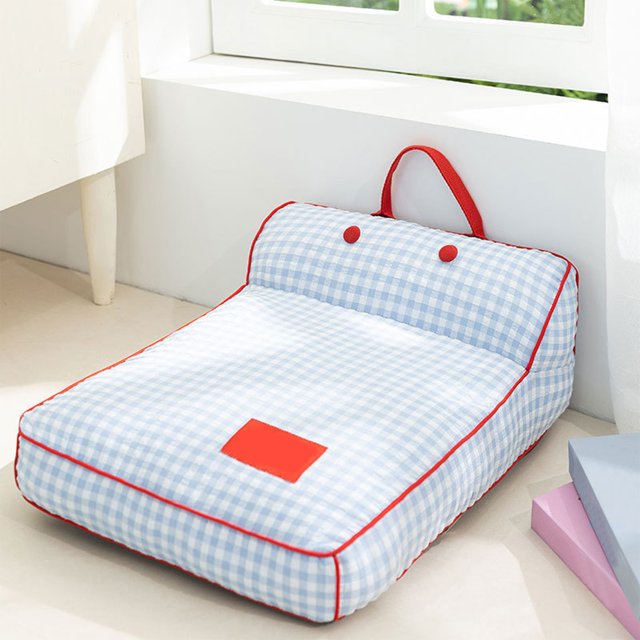Cojn Para Mascotas Con Relleno De Espuma Suave, Funda Extrable Y Lavable, Diseo Ergonmico, Ideal Para Viajes En Coche, Soporte Cmodo, Material Sinttico Duradero, Ajuste Universal, UKHBMC