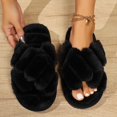 thumbnail image 3 of Zapatillas peludas populares para mujer en otoño e invierno, zapatillas antideslizantes de algodón posparto con suela gruesa para decoración del hogar, 3 of 5