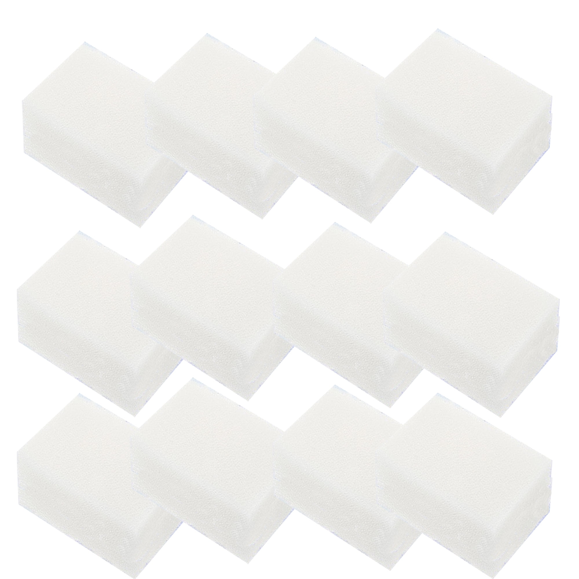 Qzbhct 18 Pcs Aquarium Bio Sponge White Foam Filter Pads Compatible with Aqua Clear 30 / 150 Filtration Systems , A605 Replacement