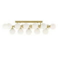 thumbnail image 5 of CWI Lighting Arya 17-light Contemporary Metal Wall Sconce in Satin Gold, 5 of 8