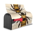 thumbnail image 3 of Fuzoiu Honey Bee Print Decorative Waterproof Mailbox Cover,Welcome Magnetic Mailbox Cover, Post Letter Box Wrap Cover for Outdoor Decor -21x18 in, 3 of 8