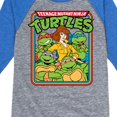 thumbnail image 3 of Teenage Mutant Ninja Turtles - Retro Group April - Toddler & Youth Raglan Graphic T-Shirt, 3 of 4