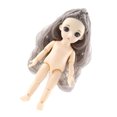 thumbnail image 4 of 3D Simulación Ojo Vestir Muñeca Cambio Maquillaje Muñecas Cabello gris Sunnimix BJD Doll Body, 4 of 5
