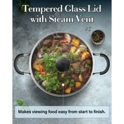 Cook N Home Professional 10.5 Quart Nonstick Stock Pot with Lid, Riveted Handles, Big Soup Pot for Holiday Feasts, Stockpot with Even Heating, Induction Cookware, Oven & Dishwasher Safe, Turquoise