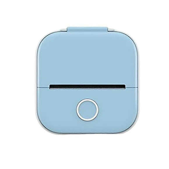 Mini Pocket Printer, New Portable Instantly Sticker Printer, Sticker Maker Pocket Thermal Printer (blue)