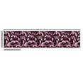 thumbnail image 2 of Floral Fabric by the Yard, Victorian Themed Hydenyear Flowers with Blossoms, Decorative Upholstery Fabric for Chairs & Home Accents, Dark Maroon Pink by Ambesonne, 2 of 4
