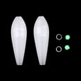 thumbnail image 2 of S SERENABLE 2pcs Sbirolino Bombarda Fishing Floating Carp Fishing Inline Surface Controller 2.0g, 2 of 9