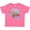 Hot Pink, variant on Key West, Florida Swimming Sea Turtle with Bubbles Boys or Girls Baby T-Shirt