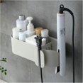 thumbnail image 2 of Soporte para secador de pelo montado en la pared, soporte para secador de pelo, caja de almacenamiento para secador de pelo con caja de almacenamiento, sin perforaciones, impermeable, fuerte adherenci, 2 of 5